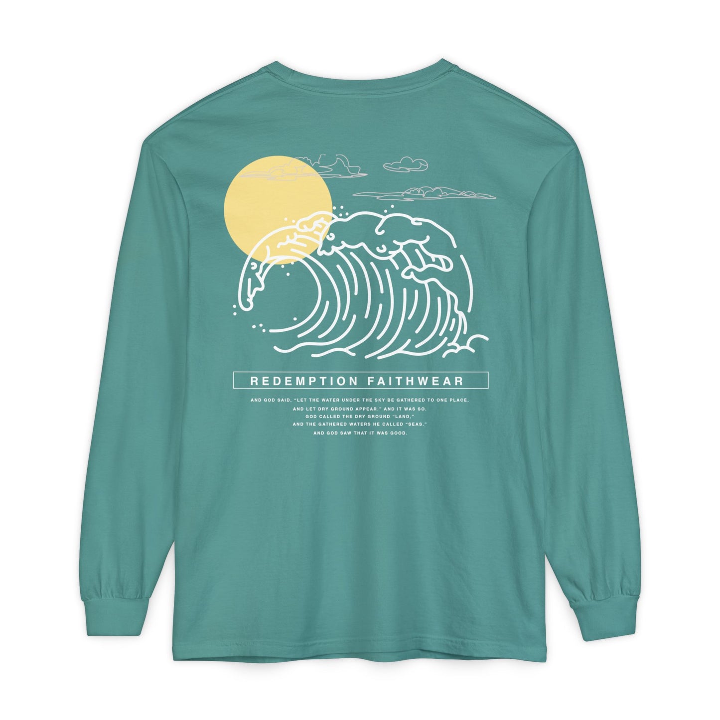 Sun and Wave Christian Long Sleeve Tee Unisex