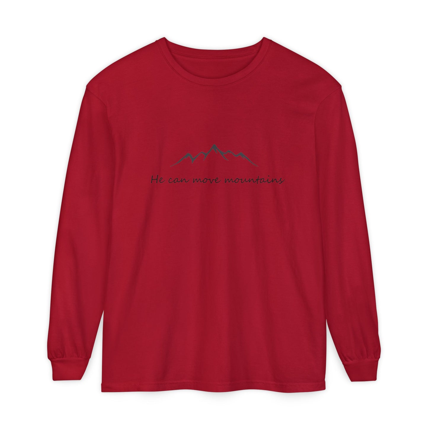 Move Mountains Long Sleeve Unisex Tee