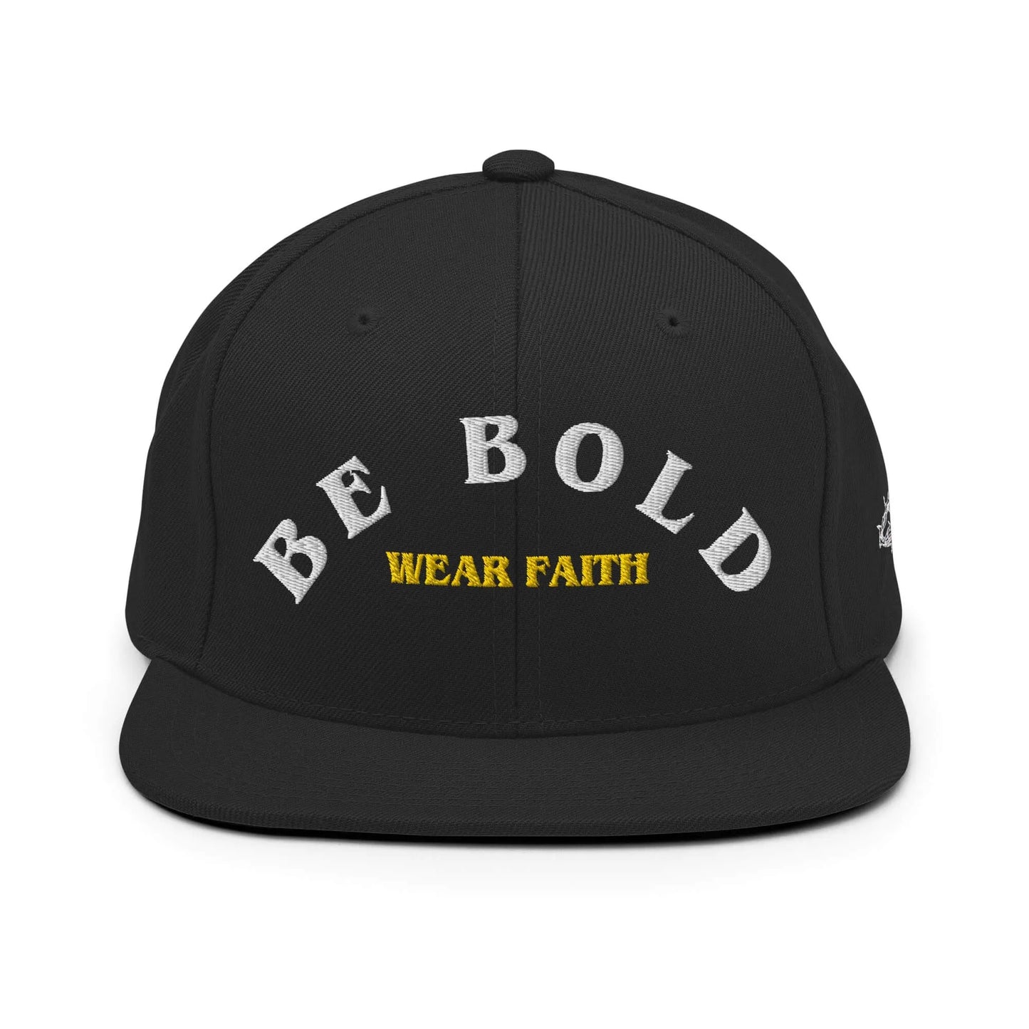 Be Bold Christian Snapback White