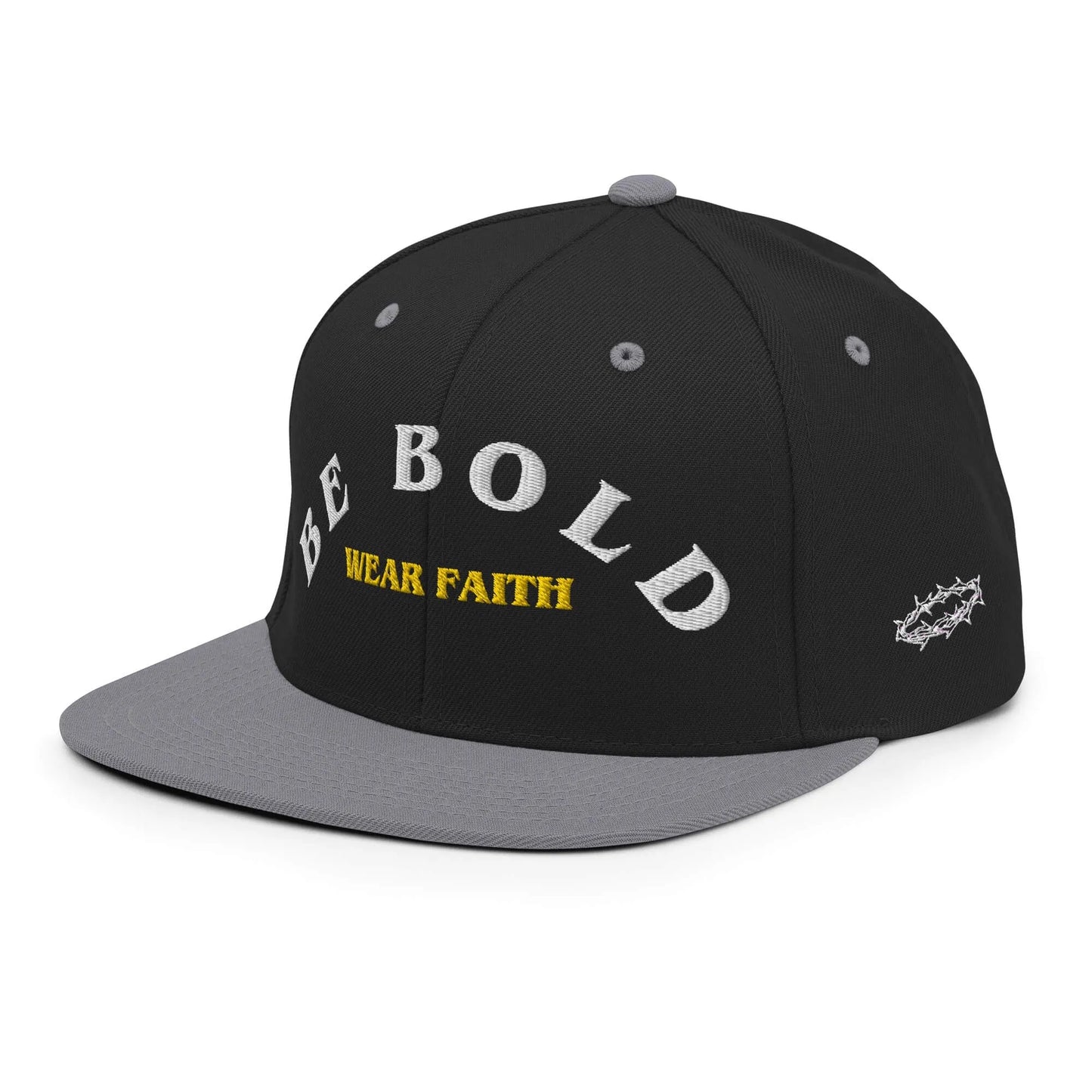 Be Bold Christian Snapback White
