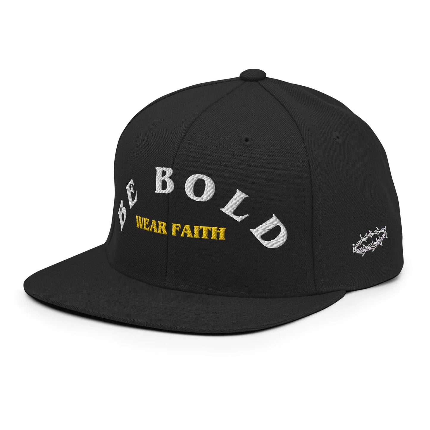 Be Bold Christian Snapback White