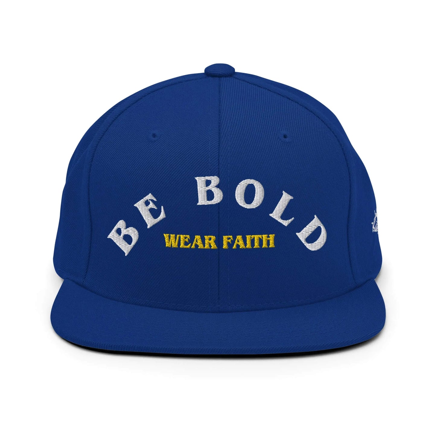 Be Bold Christian Snapback White