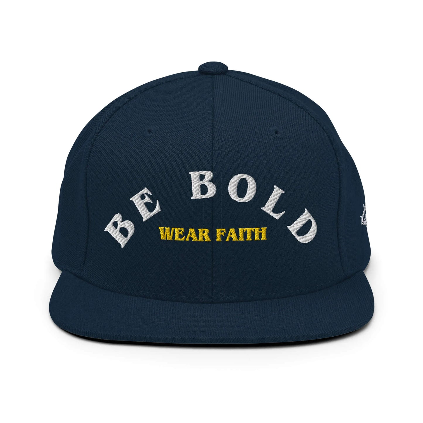 Be Bold Christian Snapback White
