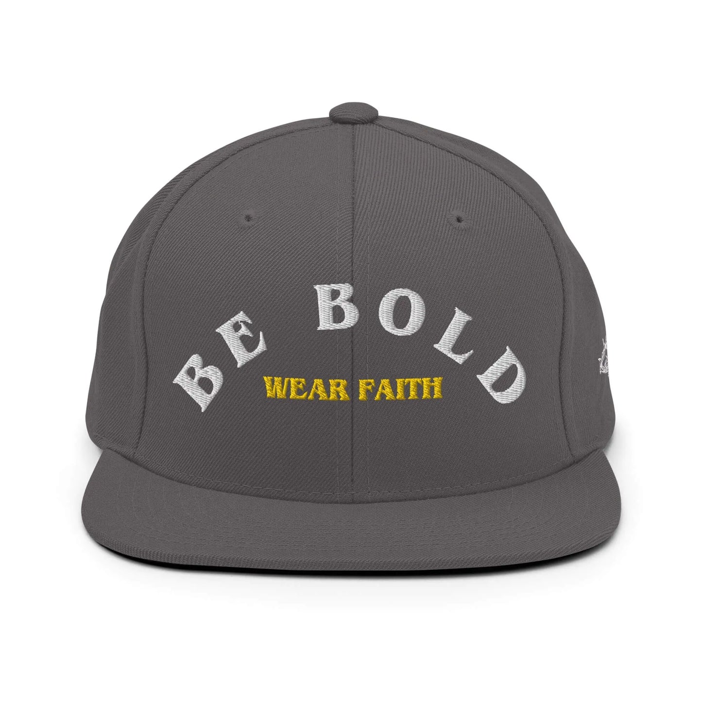 Be Bold Christian Snapback White