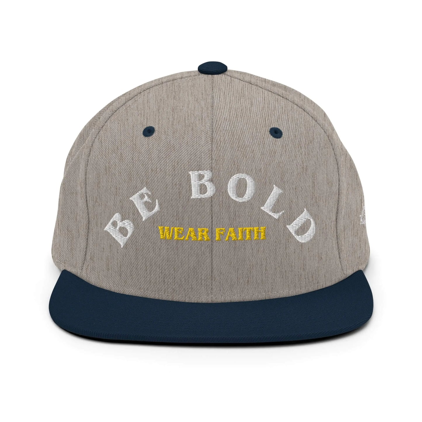 Be Bold Christian Snapback White