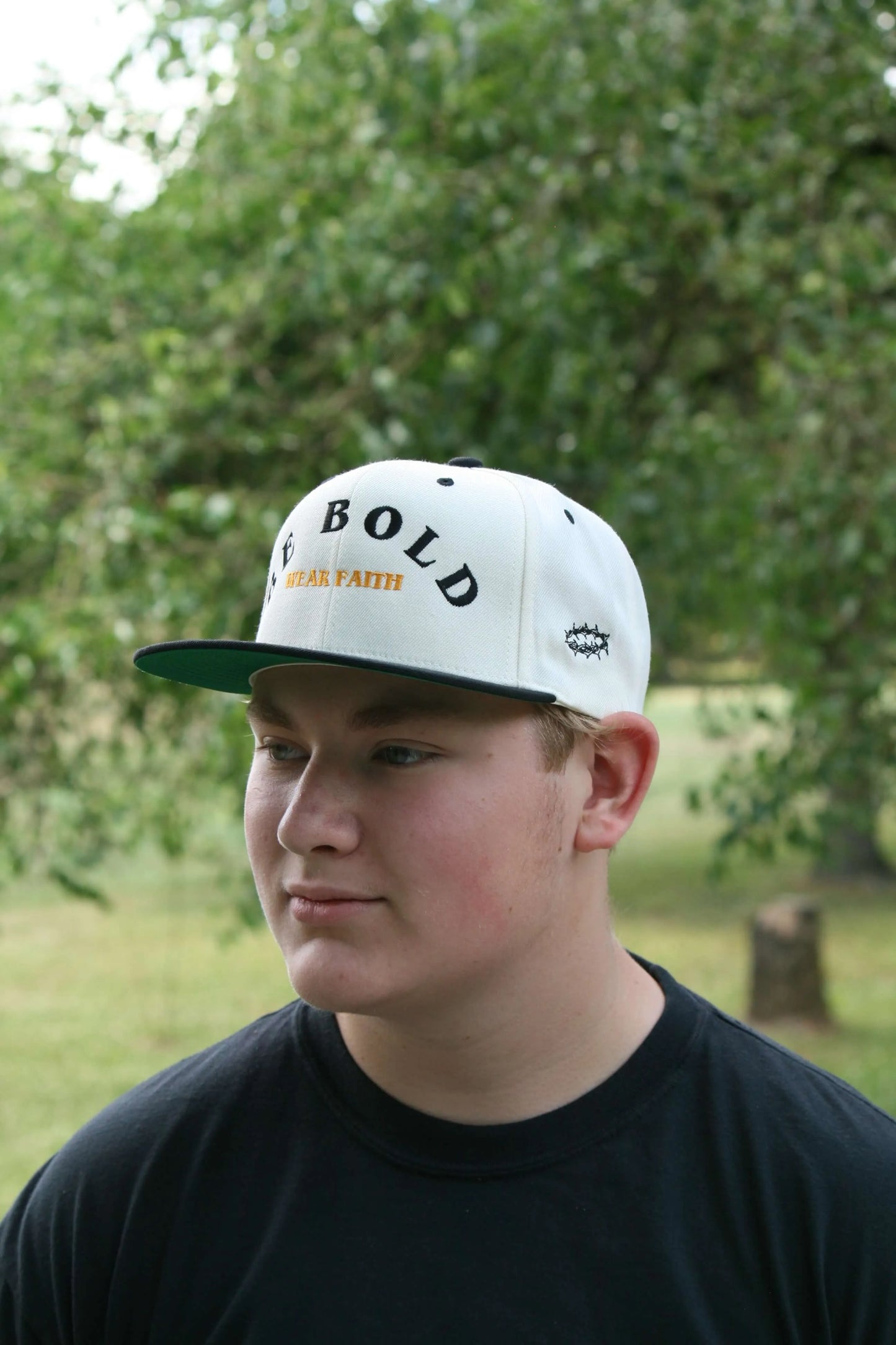 Be Bold Christian Snapback Black