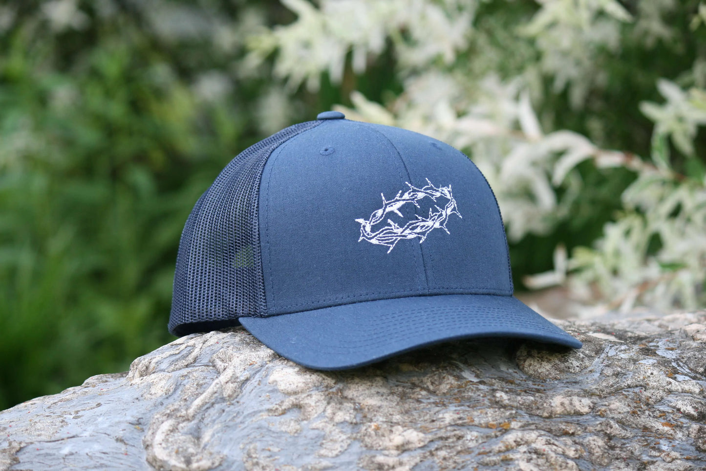 Thorns Logo Trucker Hat White