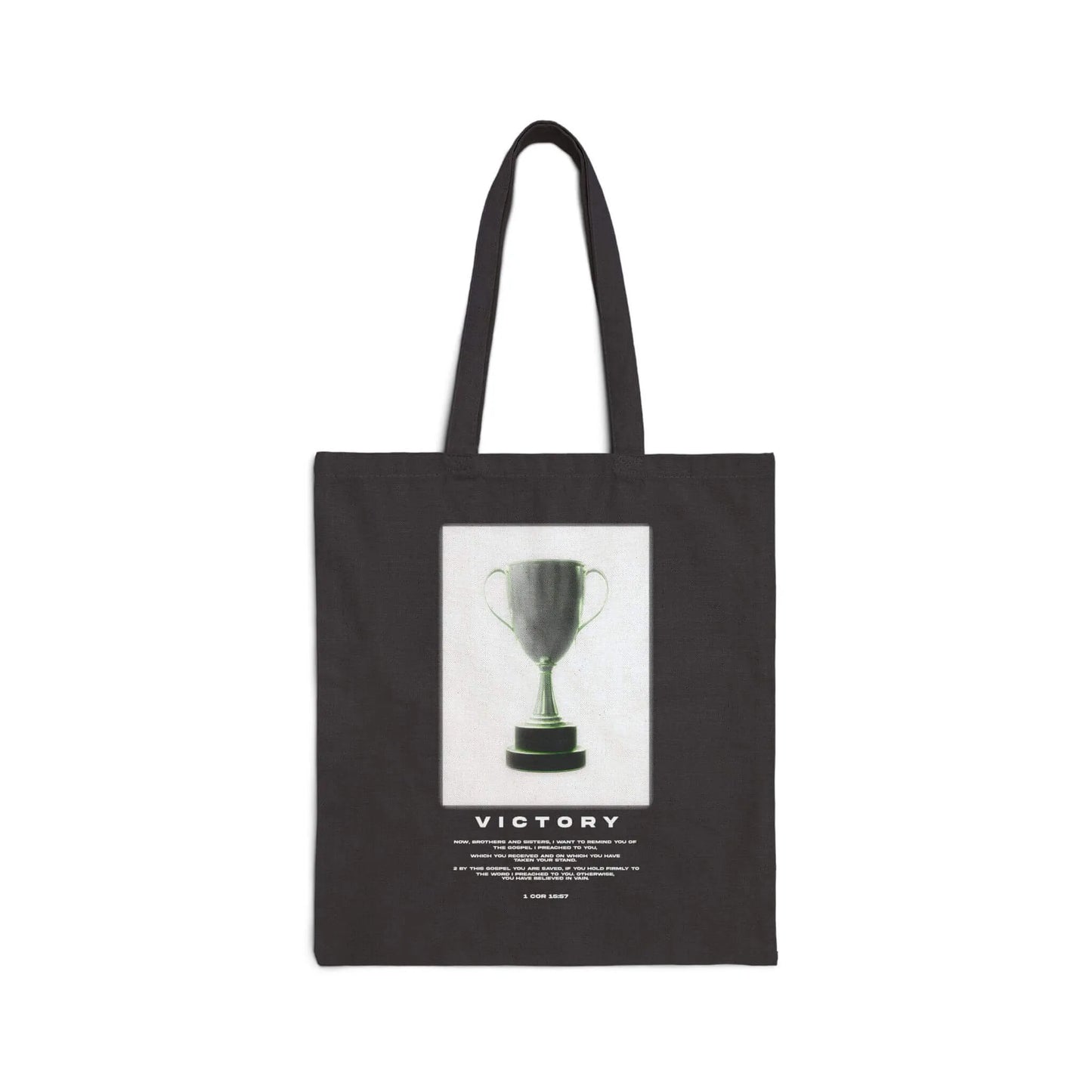 Victory in Christ Tote Bag