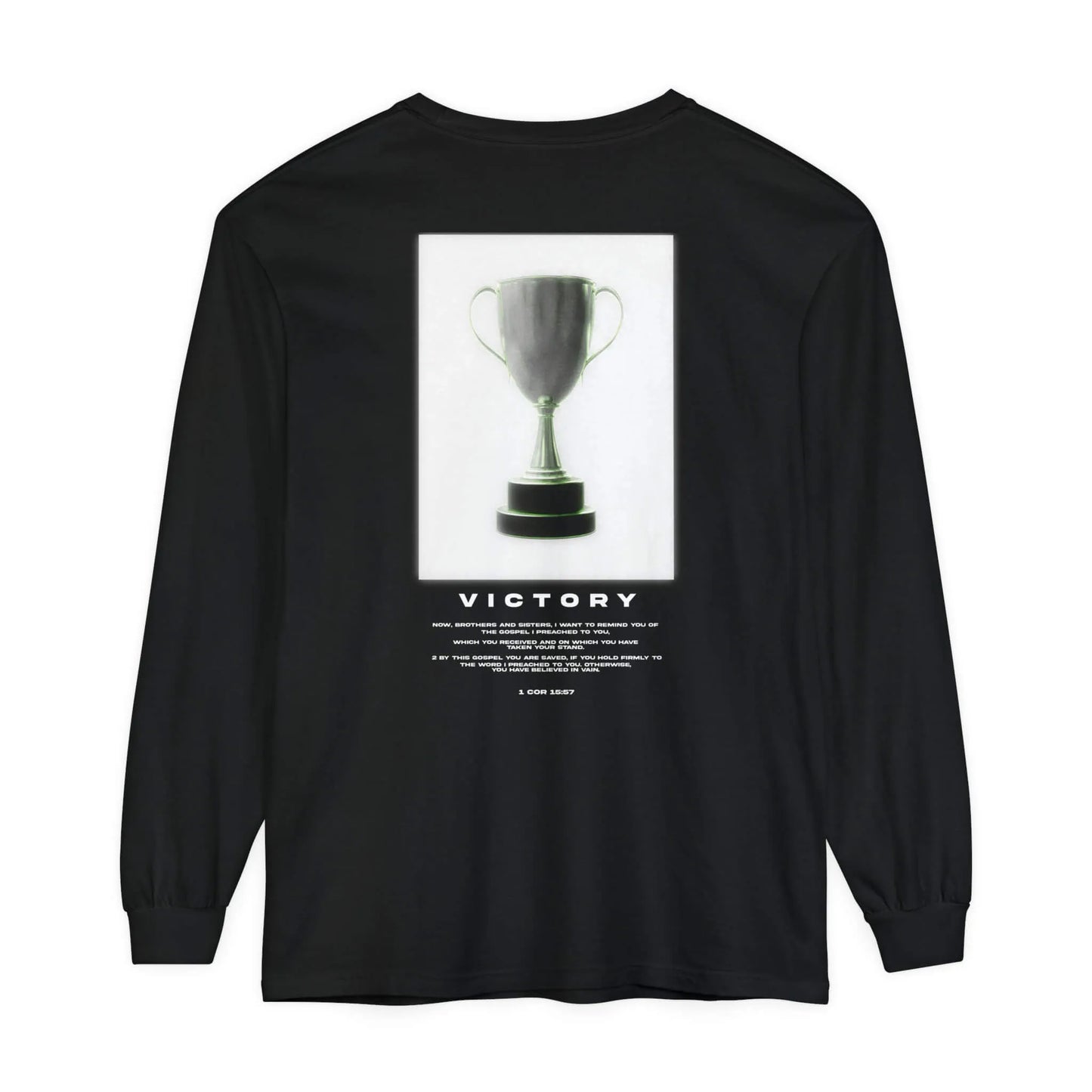 Victory in Christ Long Sleeve Unisex Tee