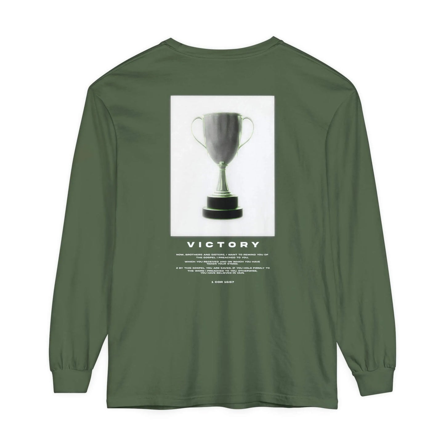 Victory in Christ Long Sleeve Unisex Tee