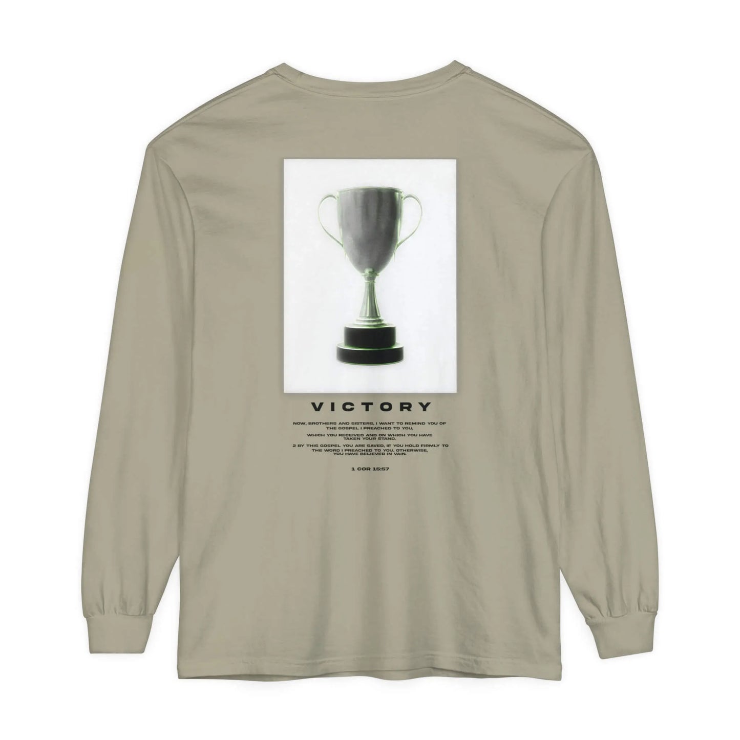 Victory in Christ Long Sleeve Unisex Tee