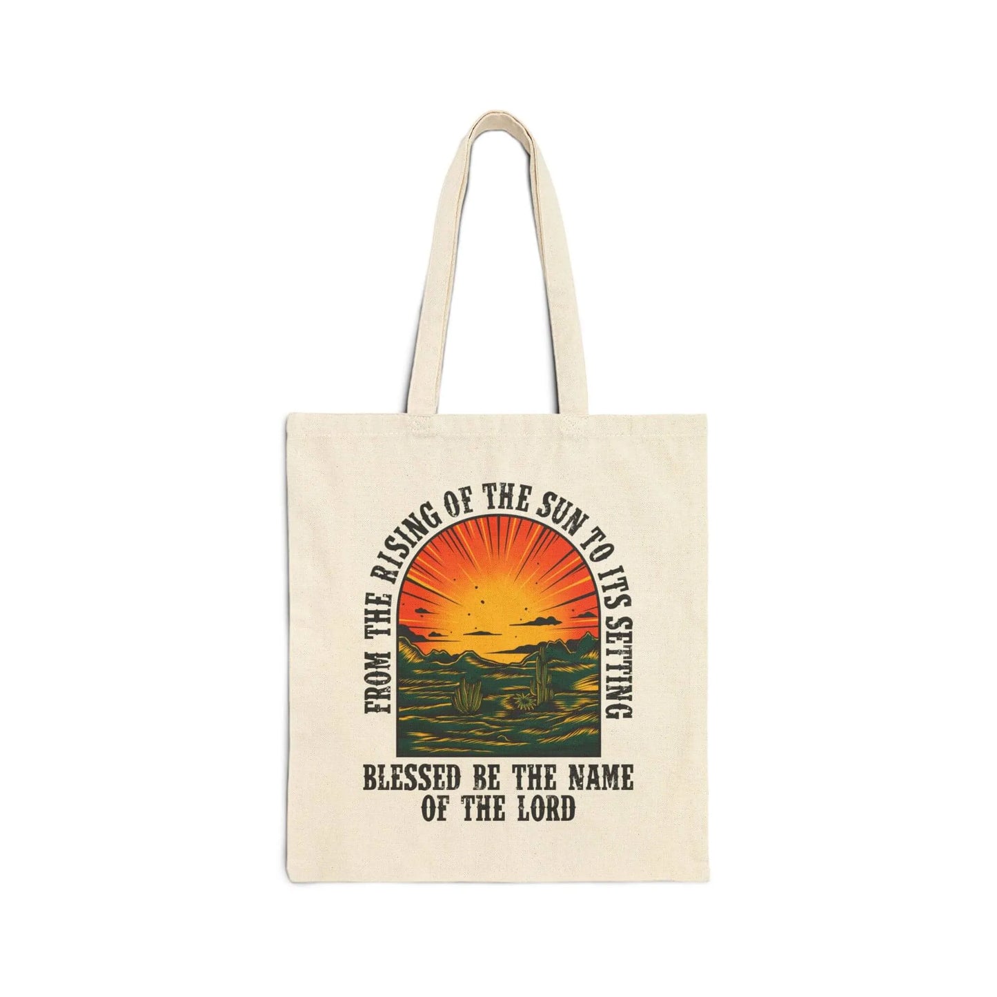 Psalm 113:3 Western Tote Bag