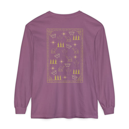 Christmas Collage Long Sleeve Unisex Tee