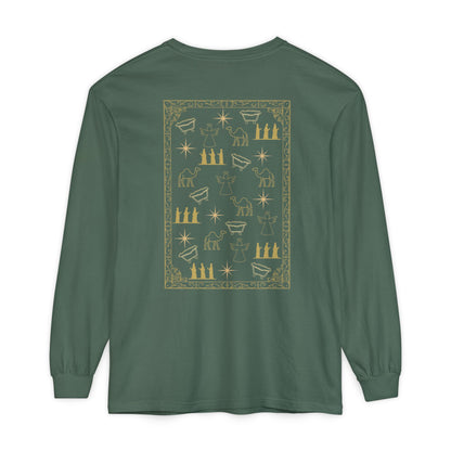Christmas Collage Long Sleeve Unisex Tee