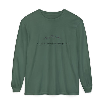 Move Mountains Long Sleeve Unisex Tee