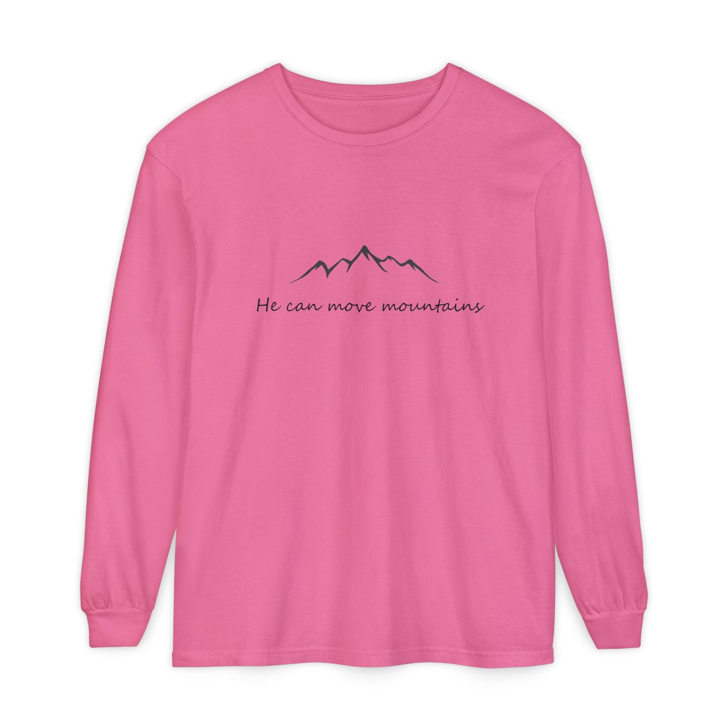 Move Mountains Long Sleeve Unisex Tee
