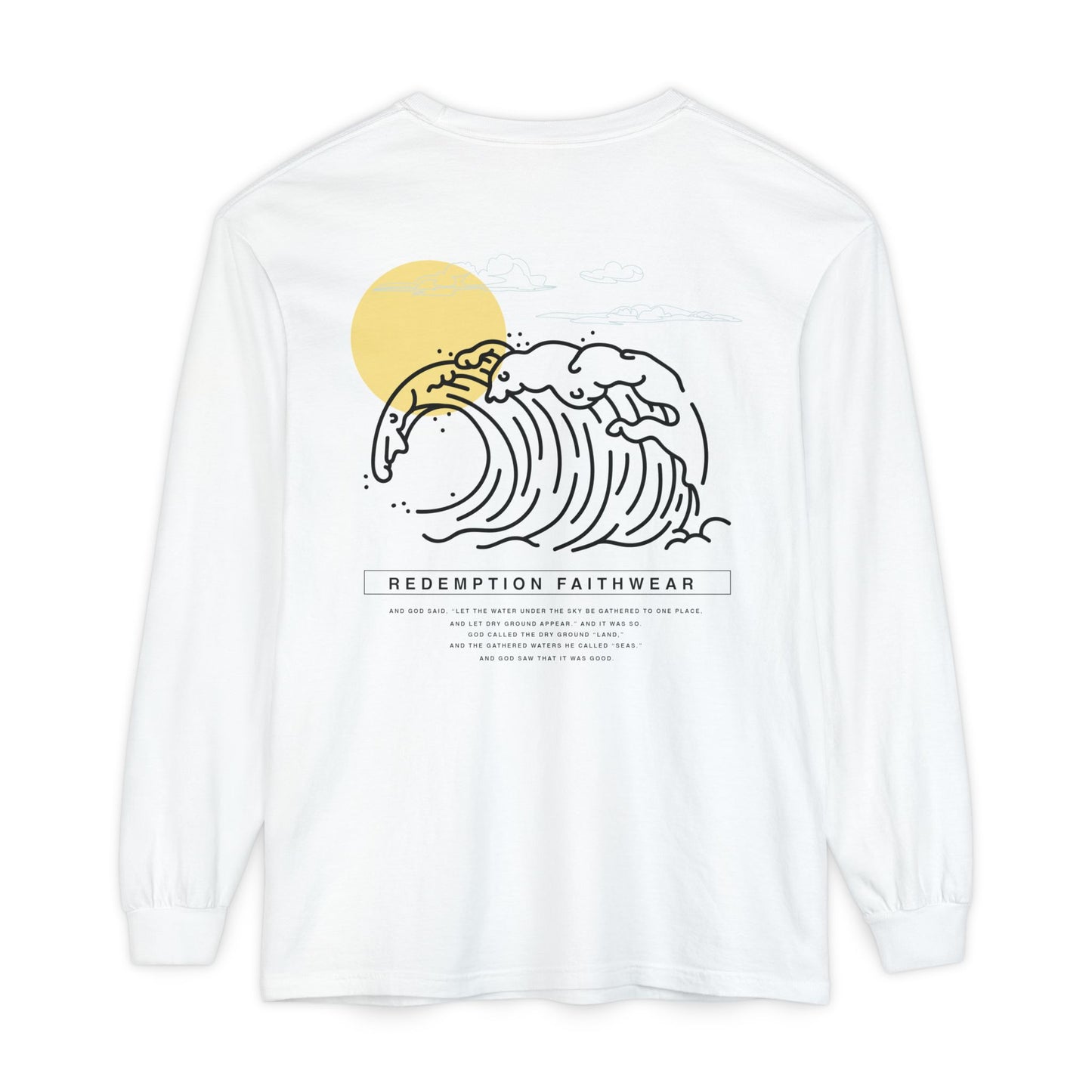 Sun and Wave Christian Long Sleeve Tee Unisex