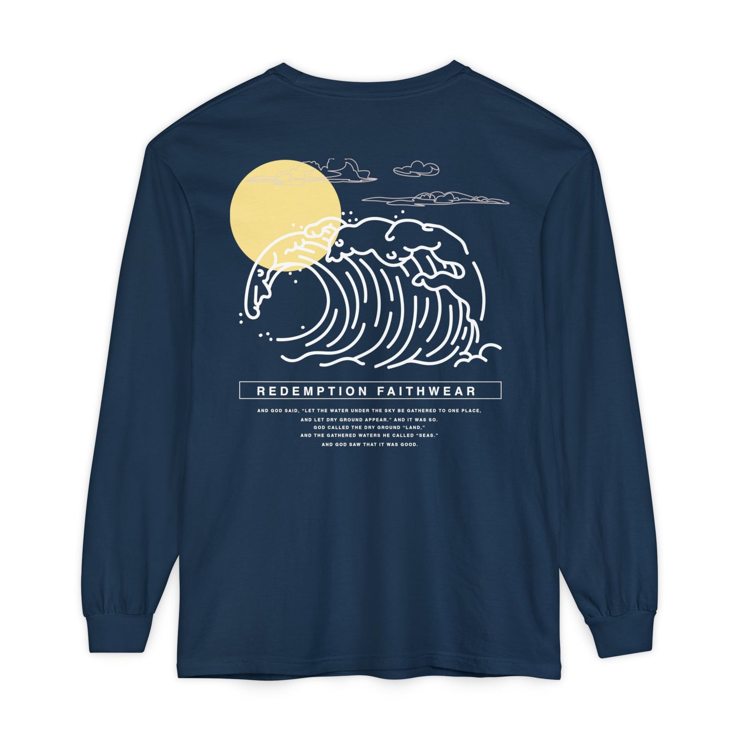 Sun and Wave Christian Long Sleeve Tee Unisex