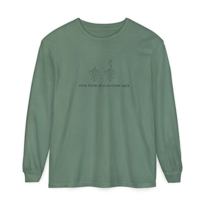 Mustard Seed Long Sleeve Unisex Tee