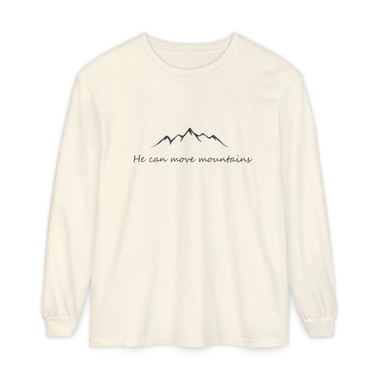 Move Mountains Long Sleeve Unisex Tee
