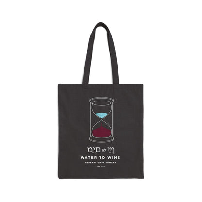 Water To Wine Tote Bag