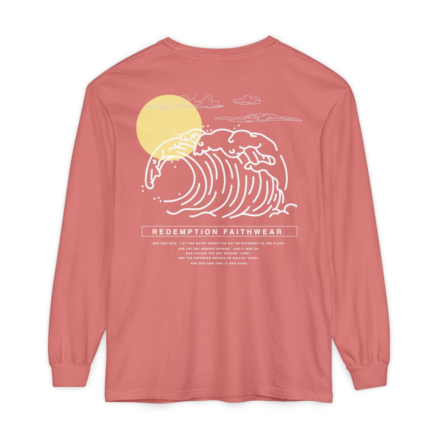 Sun and Wave Christian Long Sleeve Tee Unisex