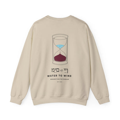 Water To Wine Unisex Crewneck