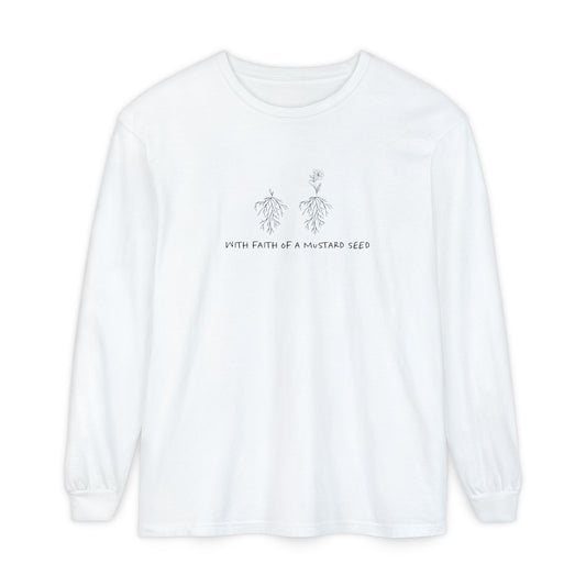 Mustard Seed Long Sleeve Unisex Tee
