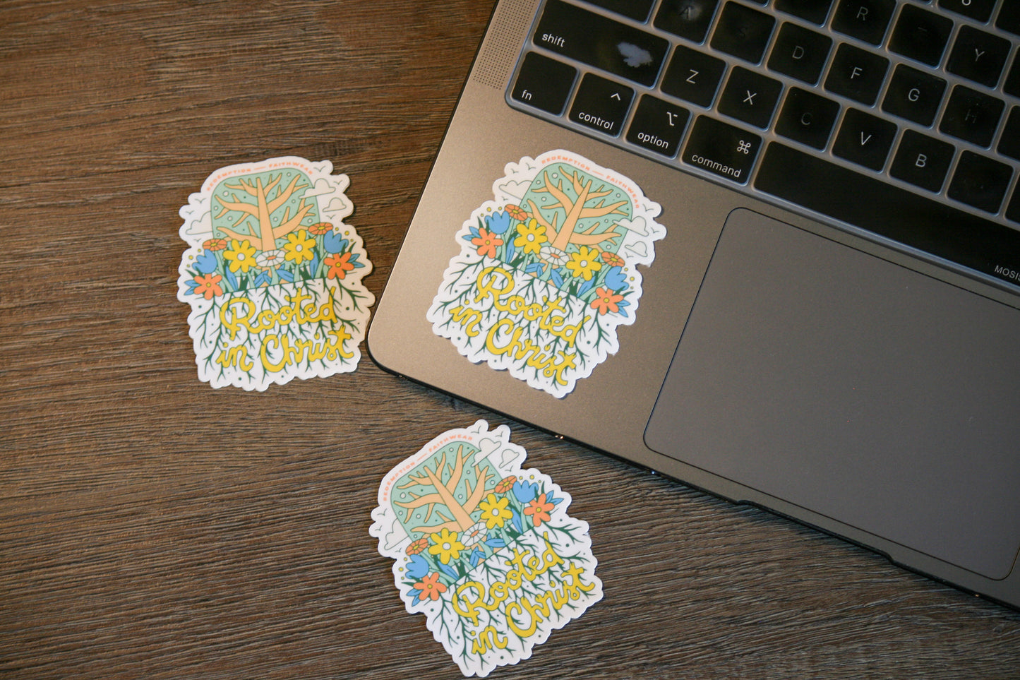 Rooted in Christ Sticker