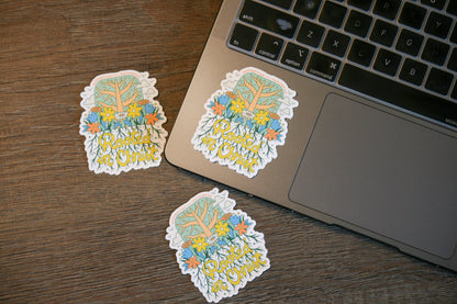 Rooted in Christ Sticker