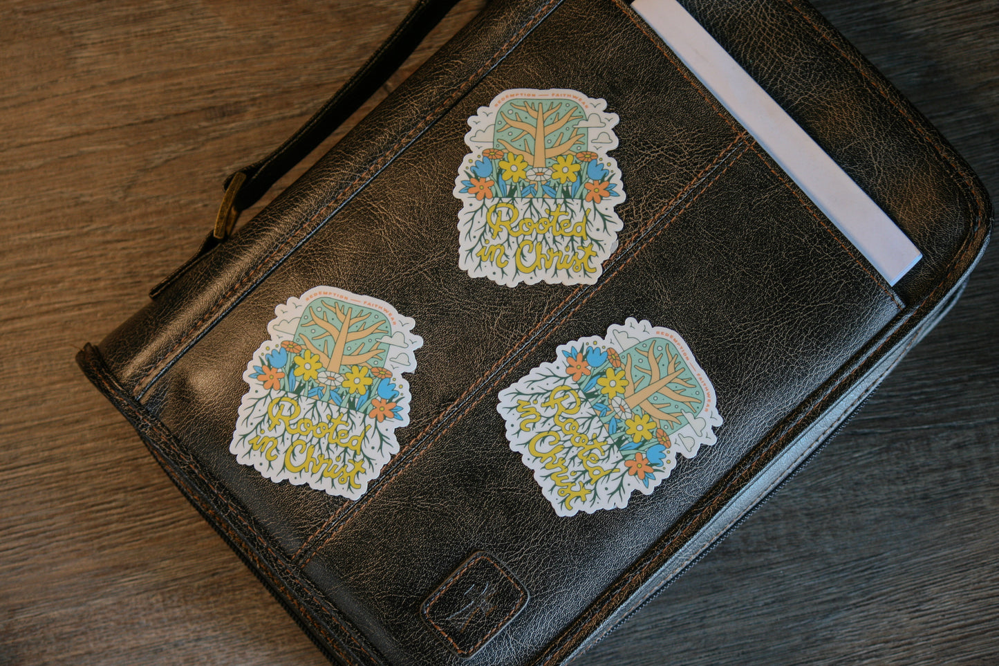Rooted in Christ Sticker