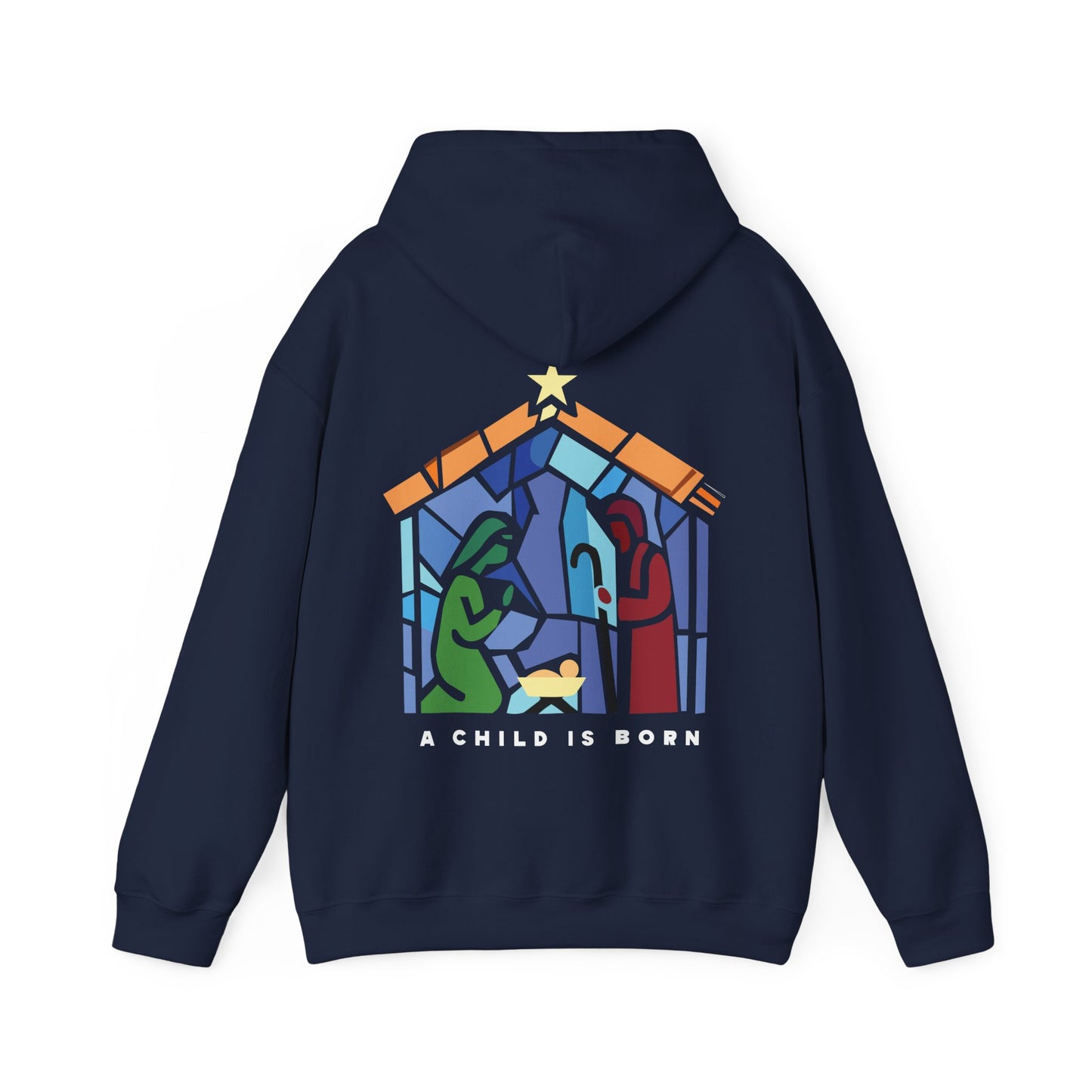 Stained Glass Nativity Hoodie