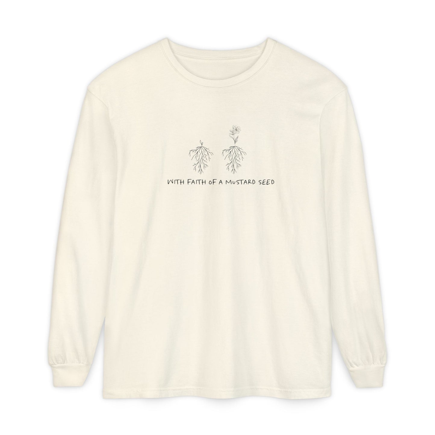 Mustard Seed Long Sleeve Unisex Tee