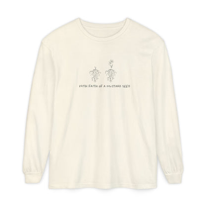 Mustard Seed Long Sleeve Unisex Tee