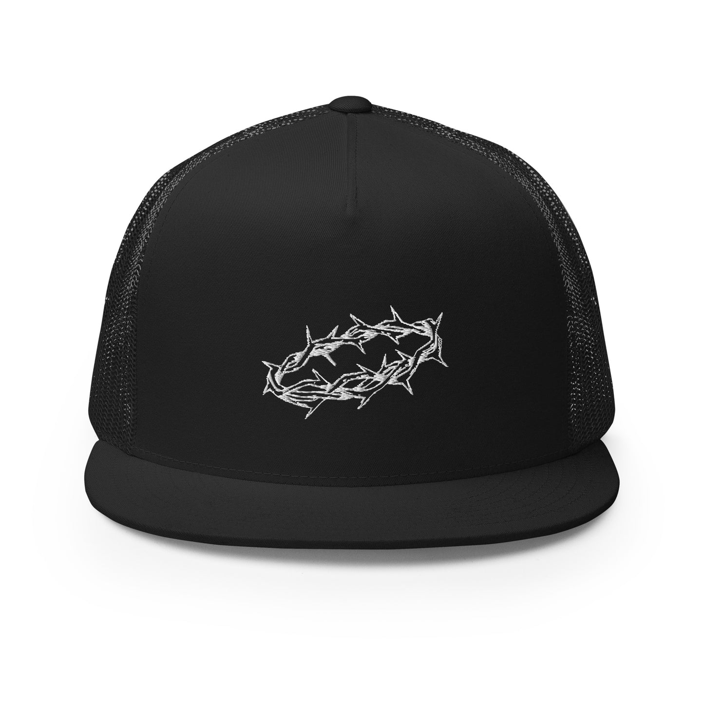 White Crown of Thorns Foam Trucker Hat