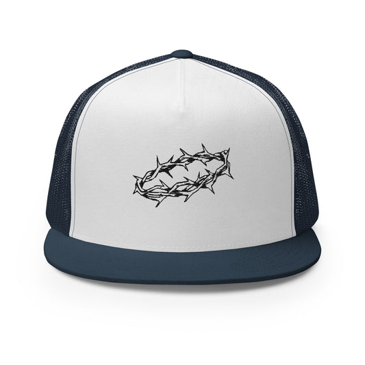 Black Crown of Thorns Foam Trucker Hat