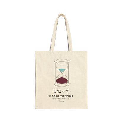 Water To Wine Tote Bag