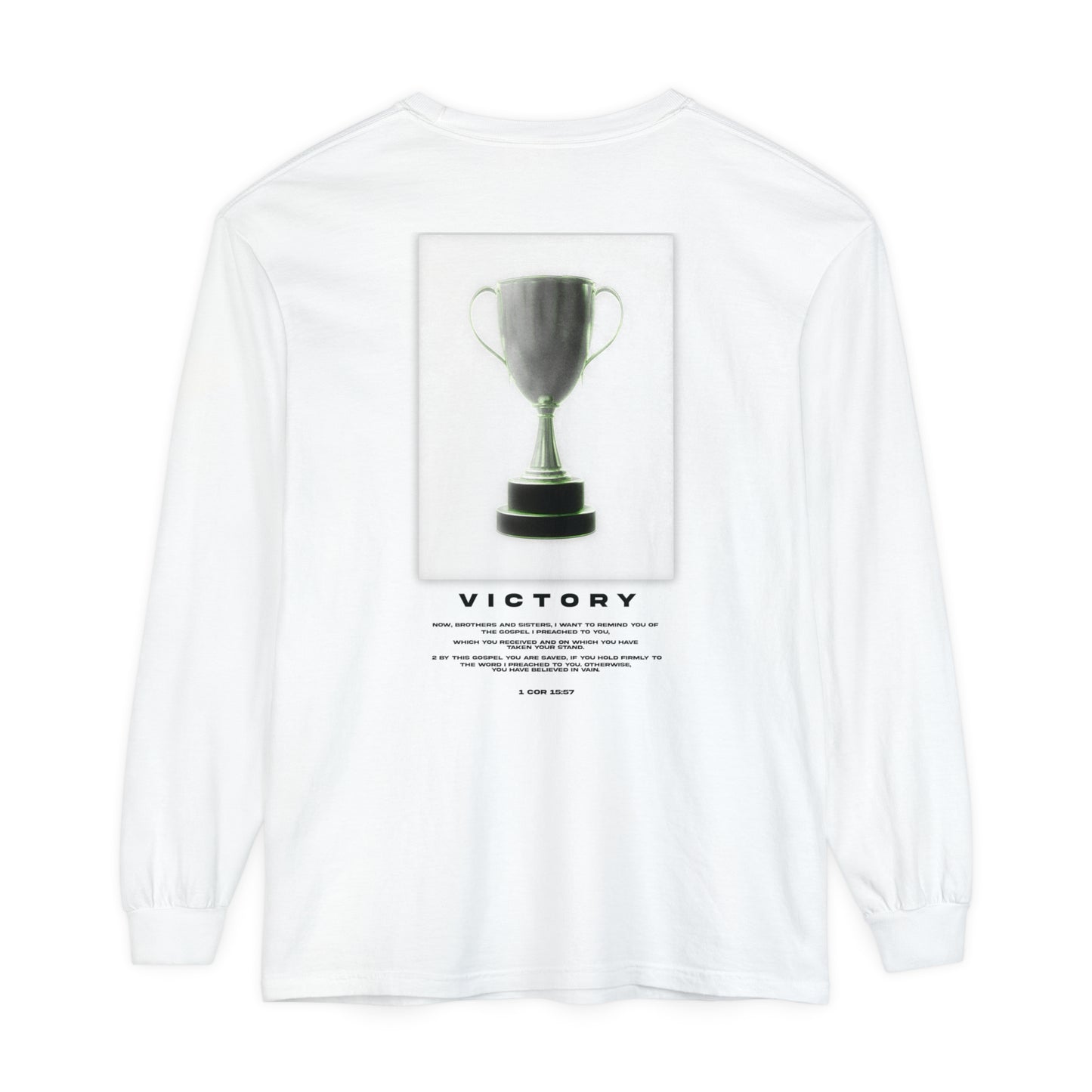 Victory In Christ Long Sleeve Unisex Tee