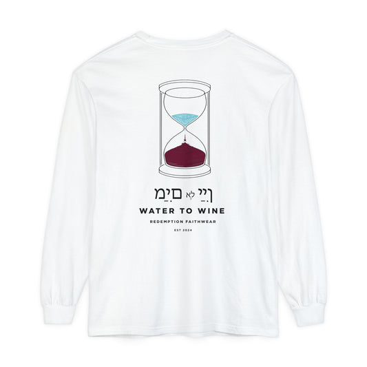 Water To Wine Long Sleeve Unisex Tee