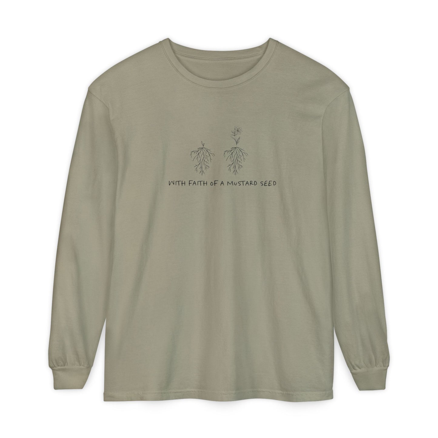 Mustard Seed Long Sleeve Unisex Tee