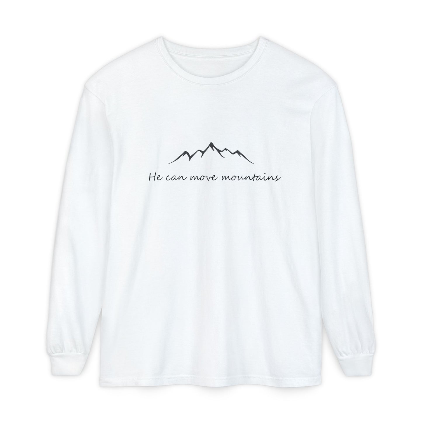 Move Mountains Long Sleeve Unisex Tee