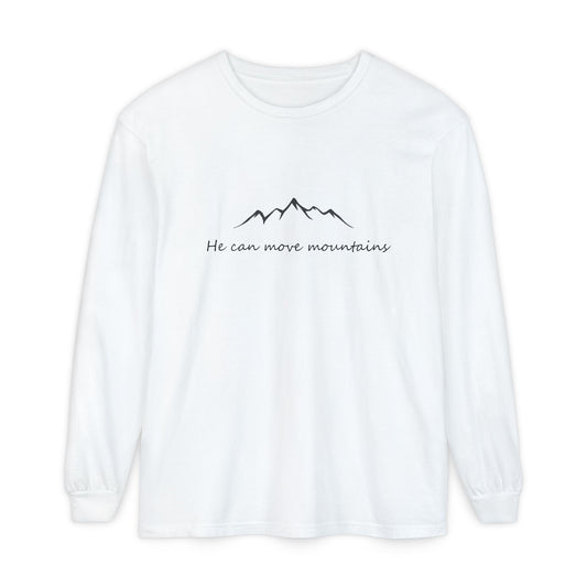 Move Mountains Long Sleeve Unisex Tee