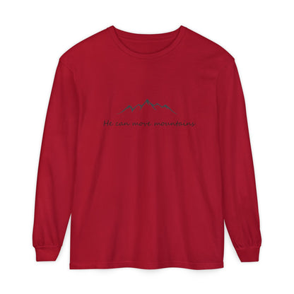 Move Mountains Long Sleeve Unisex Tee
