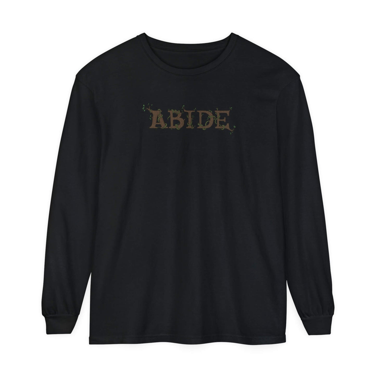 Abide Christian Long Sleeve Unisex Tee