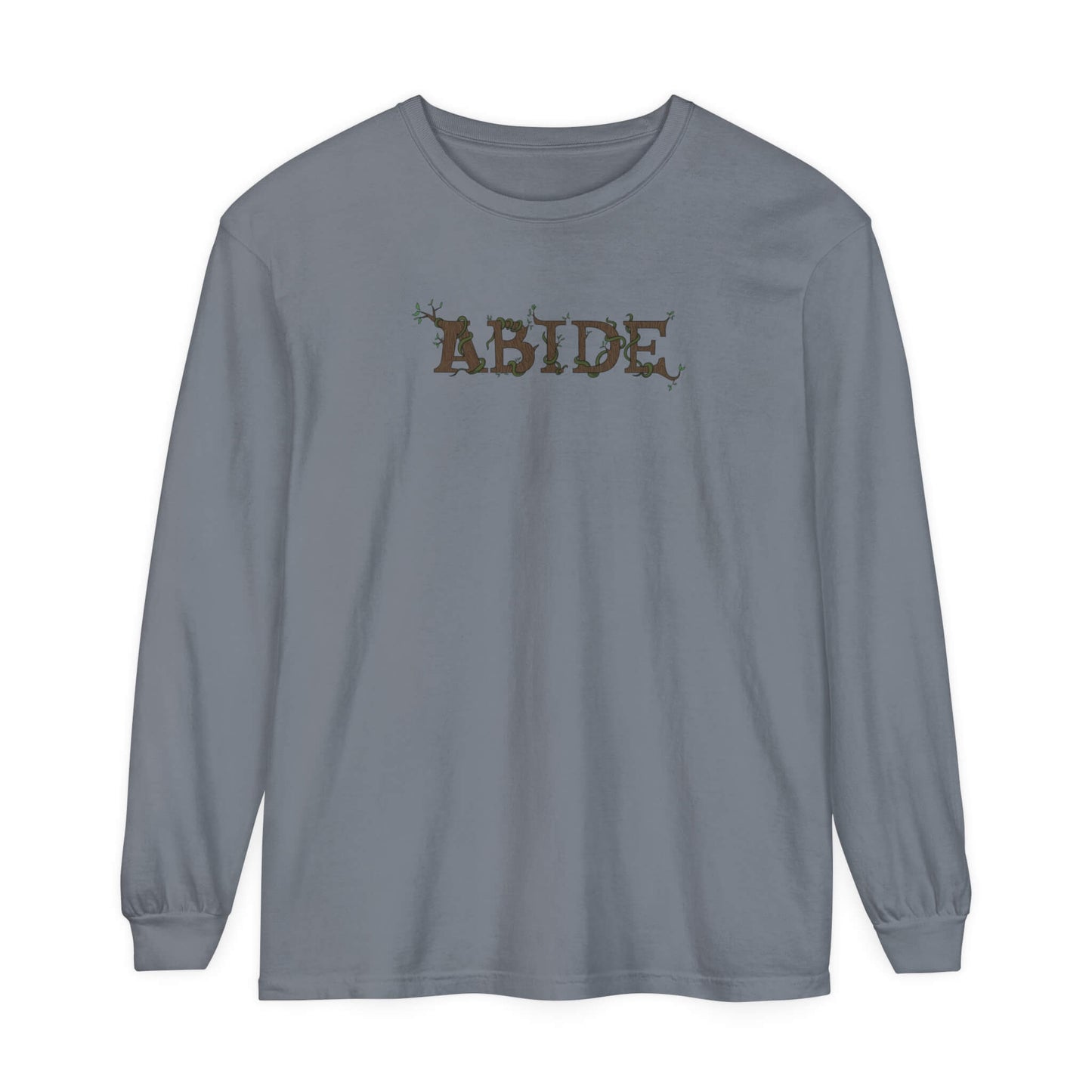 Abide Christian Long Sleeve Unisex Tee