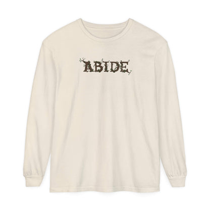 Abide Christian Long Sleeve Unisex Tee