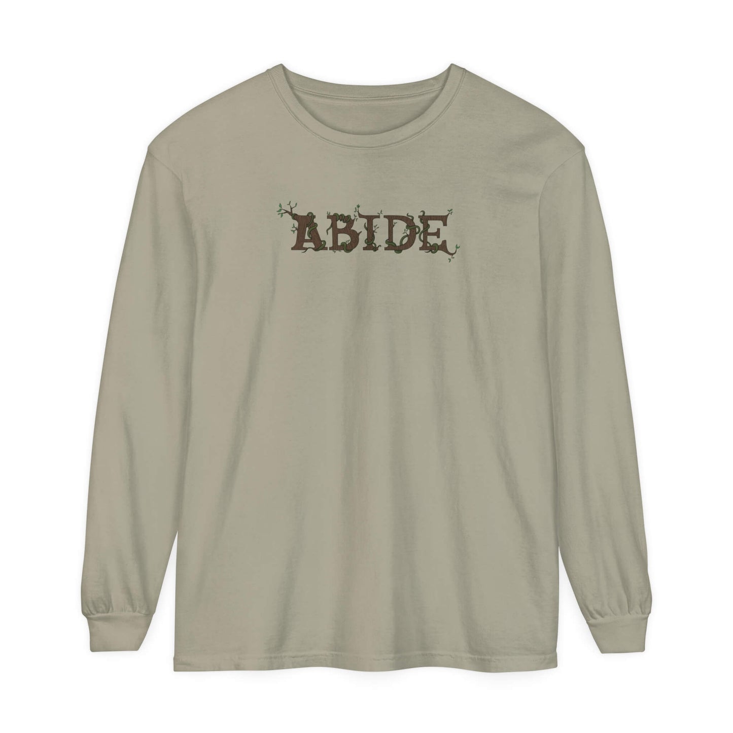 Abide Christian Long Sleeve Unisex Tee