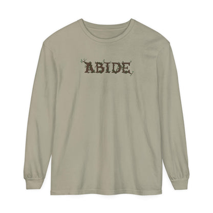 Abide Christian Long Sleeve Unisex Tee