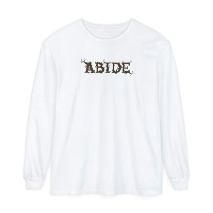 Abide Christian Long Sleeve Unisex Tee