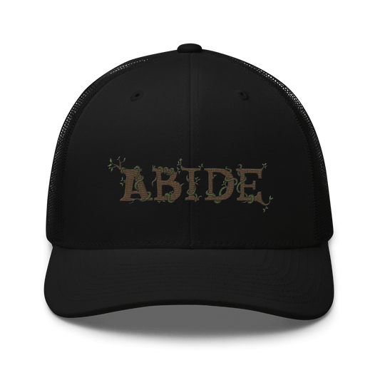 Abide Christian Trucker Hat